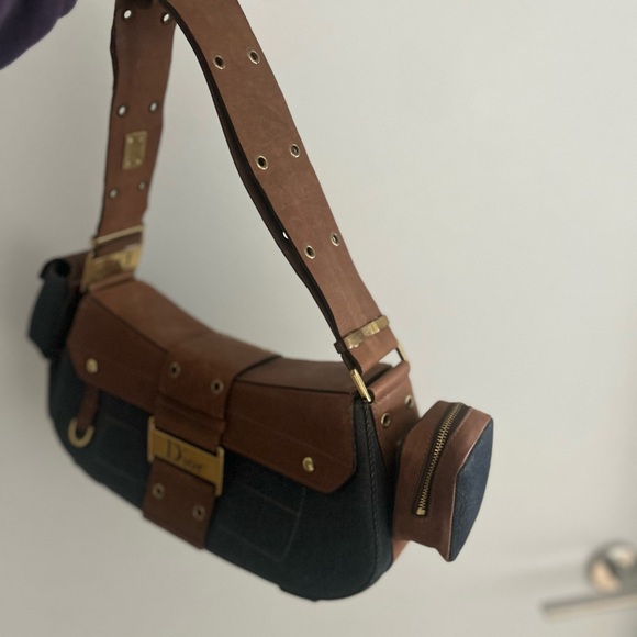 Vintage Dior Columbus bag in denim - Picture 6 of 10